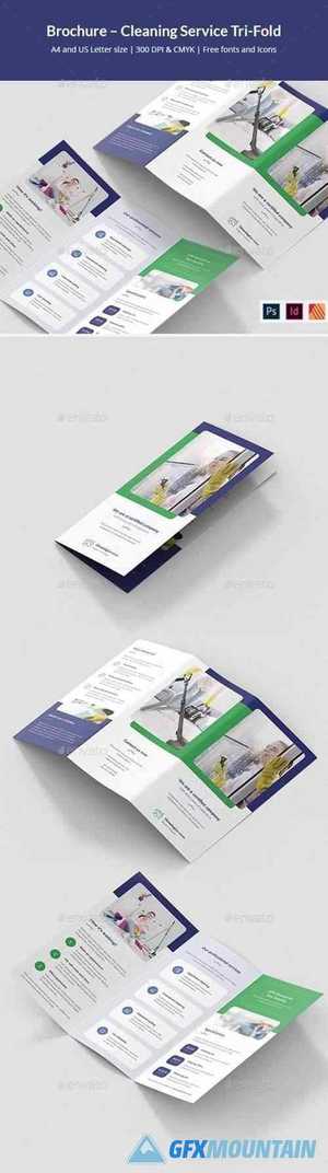 Brochure – Cleaning Service Tri-Fold 25547383