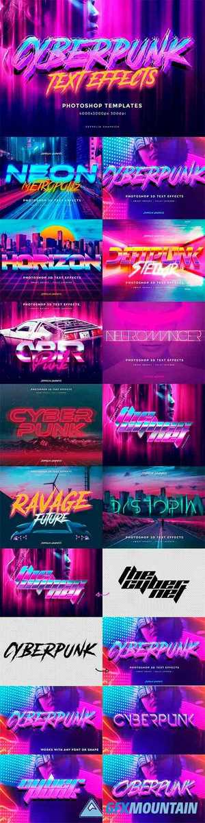 Cyberpunk 80s Text Effects 4557425