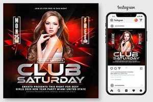 Club Night Flyer Template 4543652