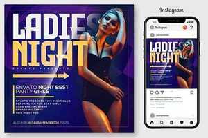 Ladies Night Party Flyer 4519140