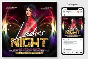 Ladies Night Flyer 4564924