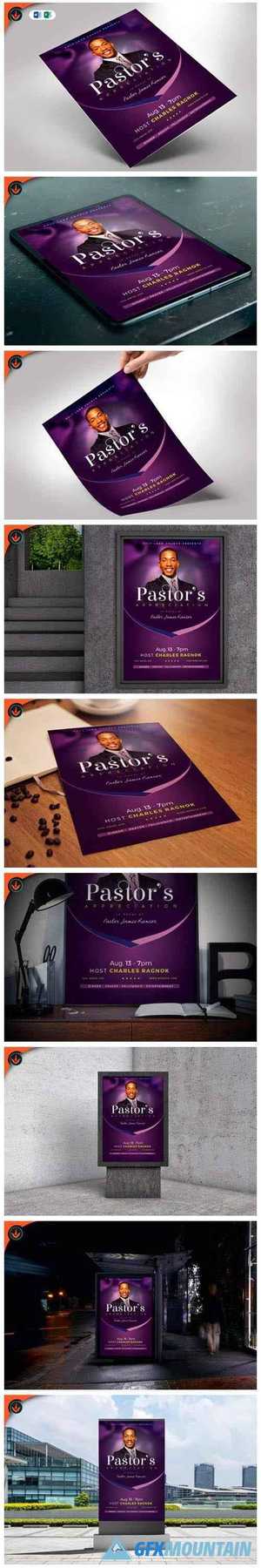 Lavender Pastor Appreciation Flyer 2953331