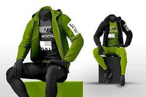 Male Mannequin with Hoodie Mockups