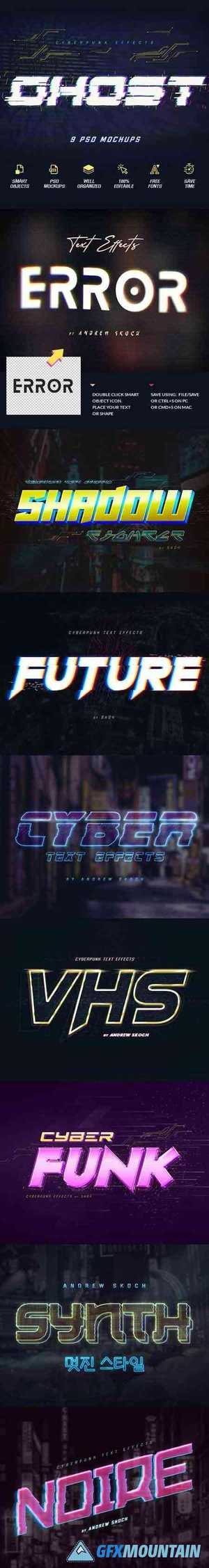 Cyberpunk Text Effects vol 2 25668840