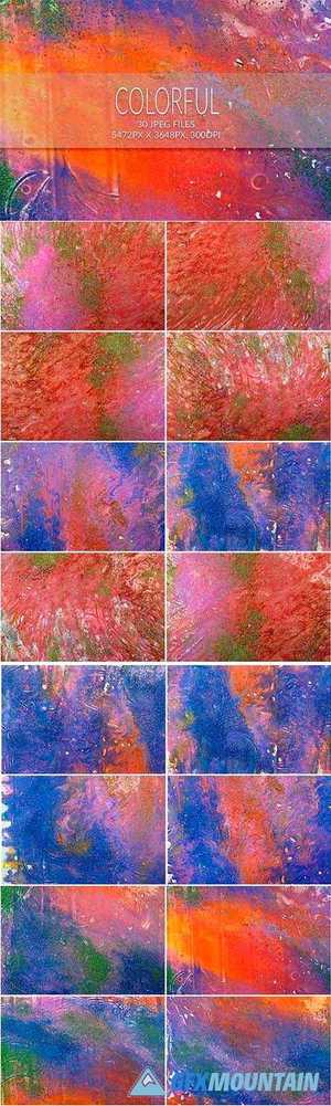 Liquid Paint - Colorful Textures - 4681214