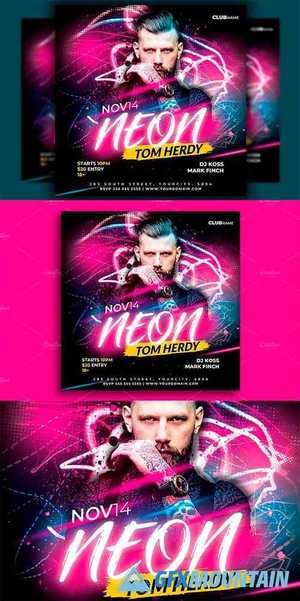 Dj Party Flyer Template 4586078