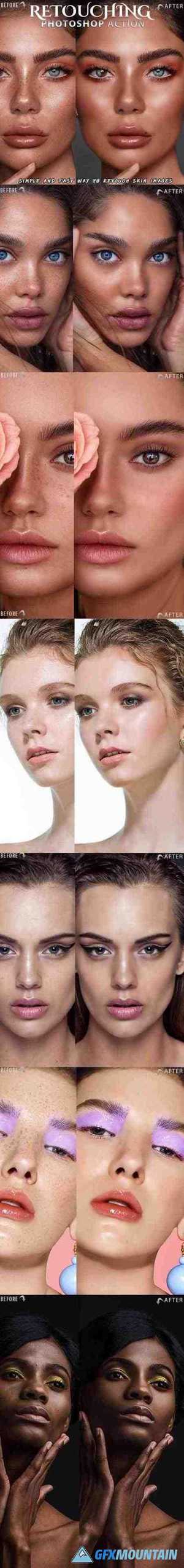 Skin Retouch Photoshop Action 25828641