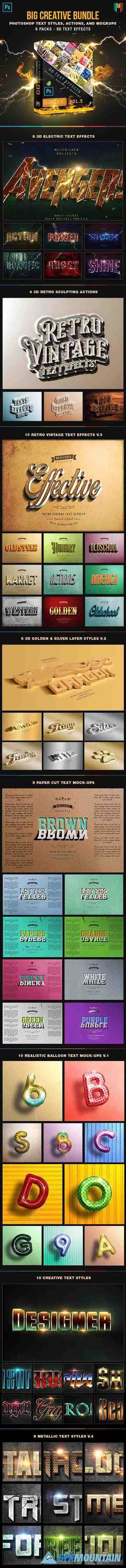 66 Creative Text Effects Bundle 5 - 26168423