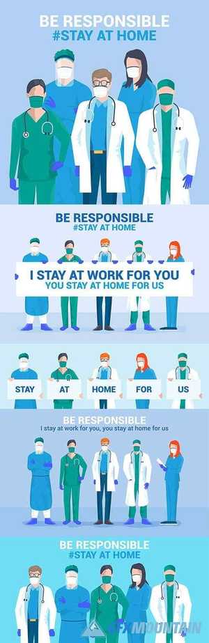 Be Responsible, stay at home campaign