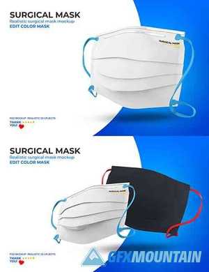 Surgical mask mockup 4
