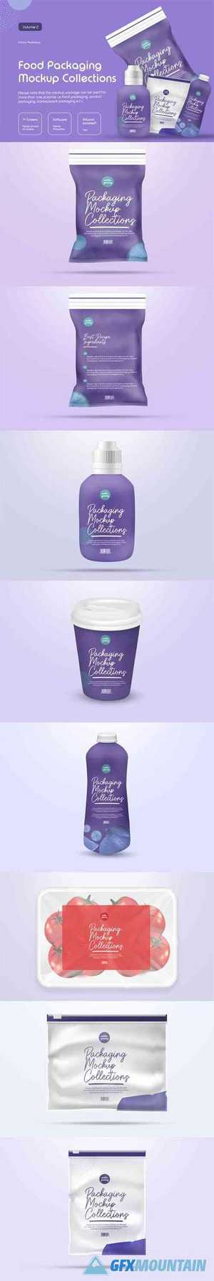 Food Packaging PSD Mockup Collection