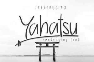 Yahatsu Handwritten Script Font