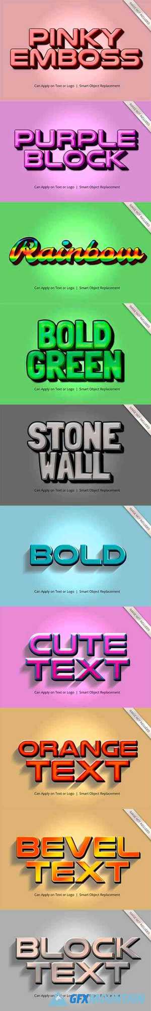 Realistic 3D Text Effect and Style 4538106