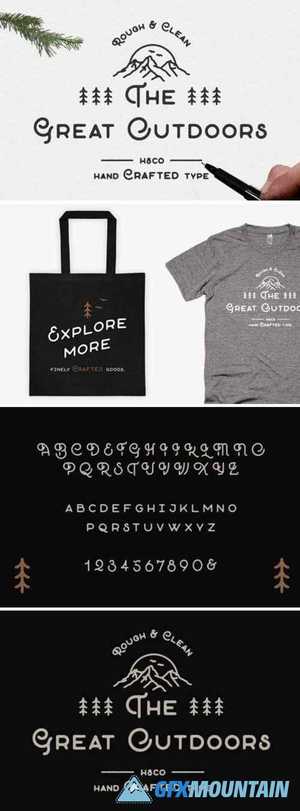 The Great Outdoors Font 