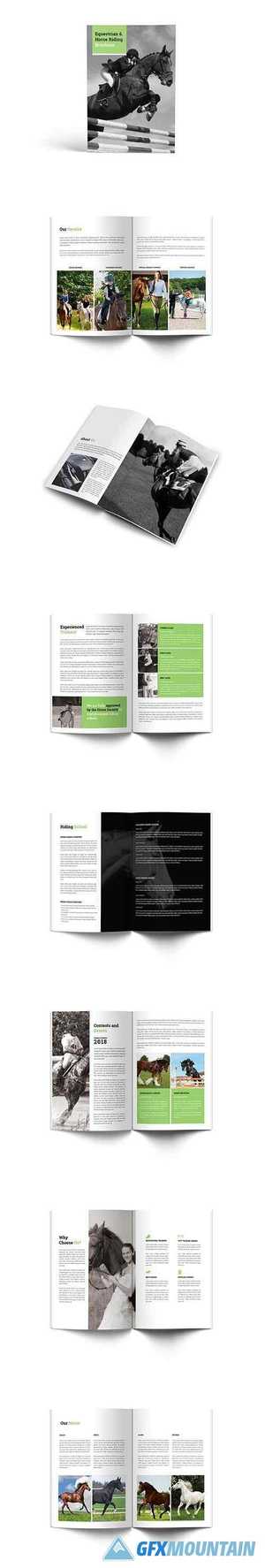 Equestrian & Horse Riding A4 Brochure