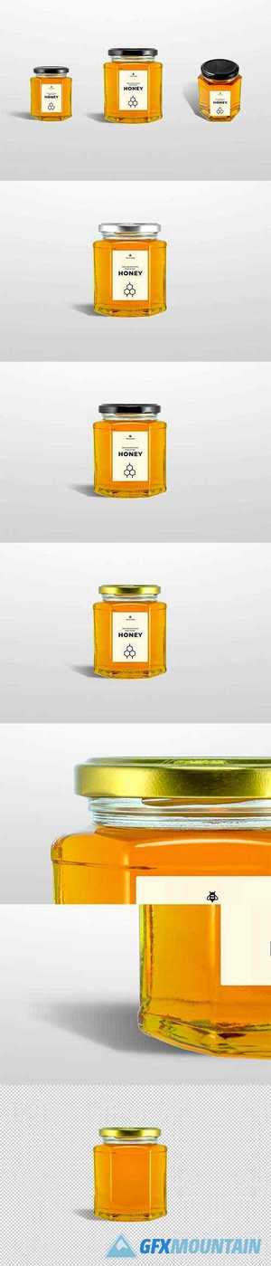Honey - Jar mockup 3696194