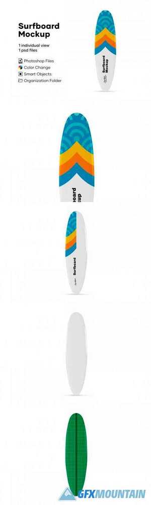 Download Surfboard Mockup 5005187 Free Download Graphics Fonts Vectors Print Templates Gfxmountain Com