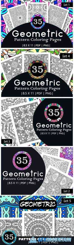 175 Geometric Pattern Coloring