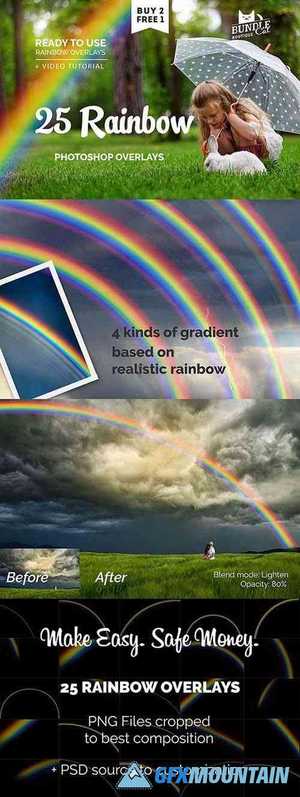  25 Rainbow Photo Overlays 26693327
