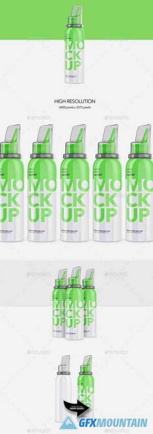 Nasal Spray Glossy Bottle - Mockup 26501748