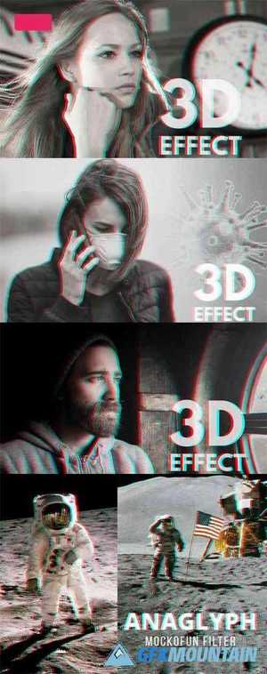 Anaglyph Photoshop Action - 3D Effect