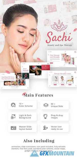 Sachi Creative Animated Beauty Spa Therapy PowerPoint Presentation Template 25119348