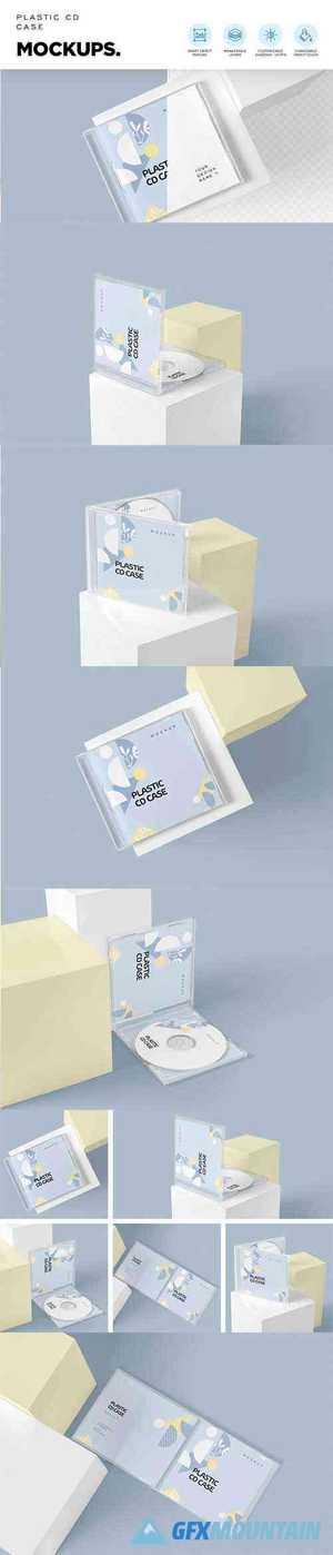 Plastic CD & Jewel Case Mockups 4646644