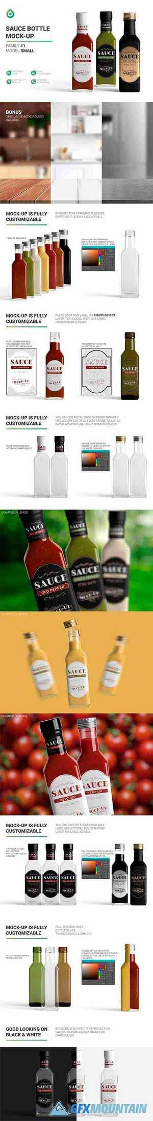 Sauce Bottle Mockup 4825815