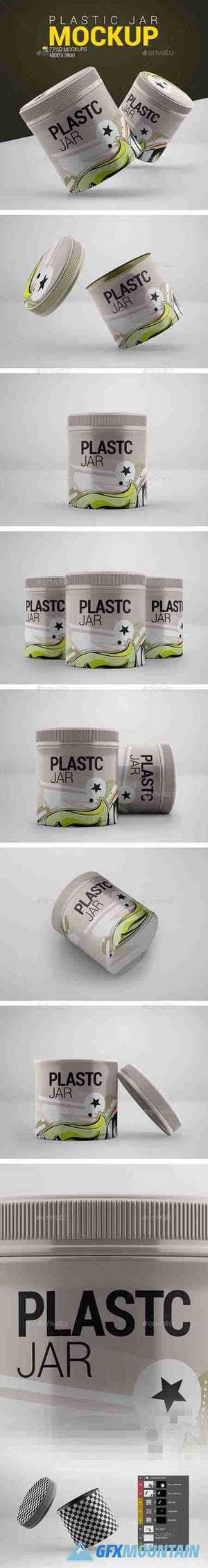Plastic Jar Mockup 23991692