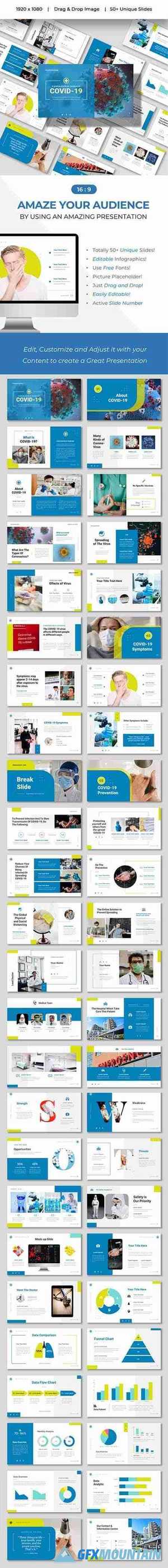 COVID - Clean Presentation Powerpoints Template 26597843
