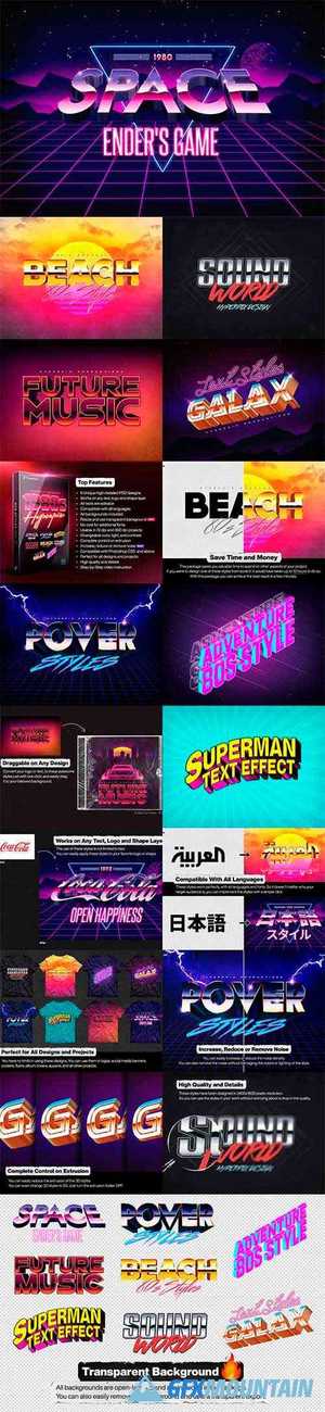 80s Text and Logo Effects Vol.1 3476966