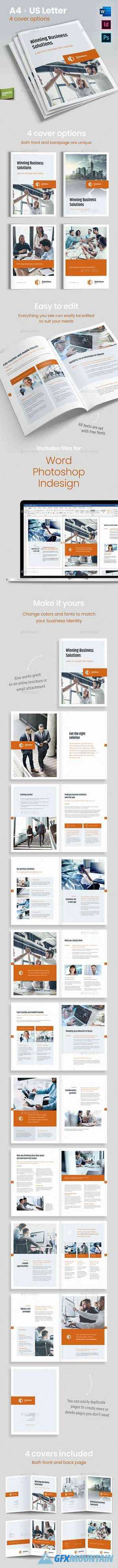 Solutions Inc – Brochure Template for Indesign, Photoshop and Word 24904739