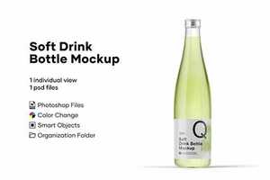 Soft Drink Bottle Mockup 5276731