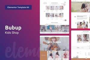 Bubup v1.0 - Kids Store Baby Shop Elementor Template Kit [themeforest, 28297416]