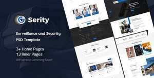 Serity v1.0 - Surveillance and Security Cameras PSD Template [themeforest, 26083540]