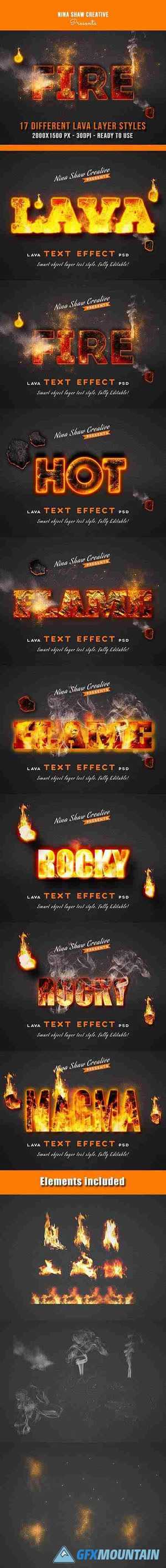 Lava Text Effects 28342548