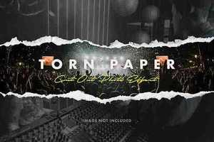 Torn Paper Cutout Photo Effect 5375654