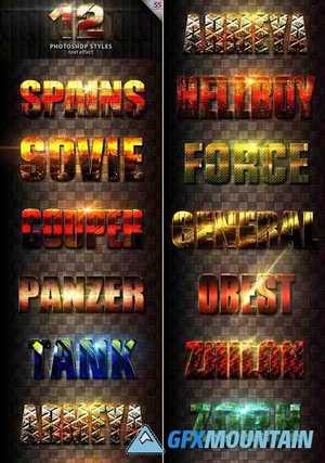 12 Light Photoshop text Effect vol 18 28138244