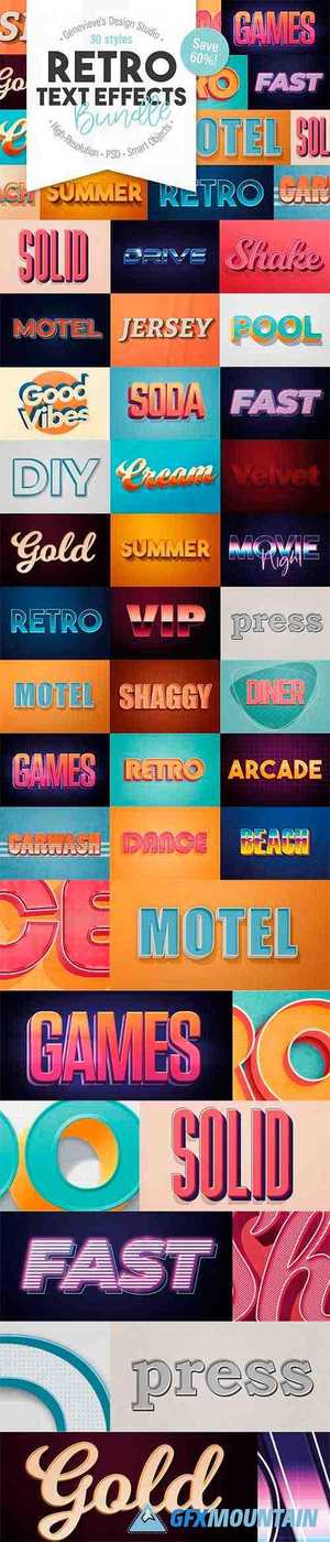 Retro Text-Effects -The Big Bundle 5049158