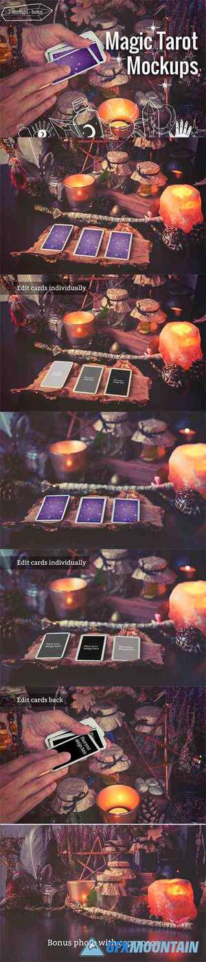 Magic Tarot Cards Mockups - 5382202