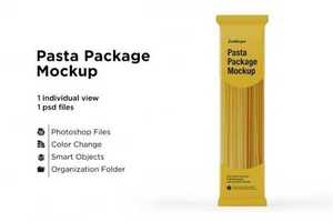 Photoshop Pasta Package Mockup 5436928 Preview Image