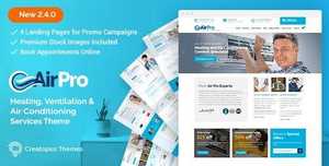 AirPro v2.6.1 - Heating and Air conditioning WordPress Theme [themeforest, 17143566]