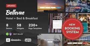 Hotel - Bed and Breakfast Booking Calendar Theme - Bellevue v3.2.10 [themeforest, 12482898]