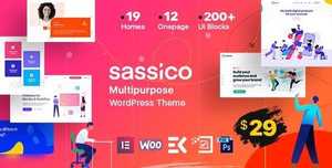 Sassico v2.0 - Multipurpose Saas Startup Agency WordPress Theme [themeforest, 25081433]