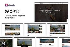 FrontFive v1.0 - Creative News Magazine Template Kit [themeforest, 28326990]