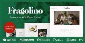 Fragolino v1.0.3 - an Exquisite Restaurant WordPress Theme [themeforest, 23550682]