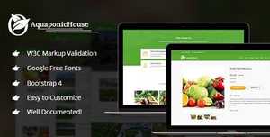 Aquaponic House v1.0 - Bootstrap Template [themeforest, 21238390]