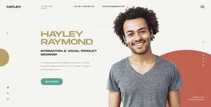 Hayley v1.0 - Personal CV Resume WordPress Theme [themeforest, 27860751]