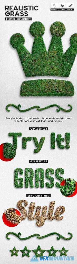 Realistic Grass - Photoshop Actions 28288665