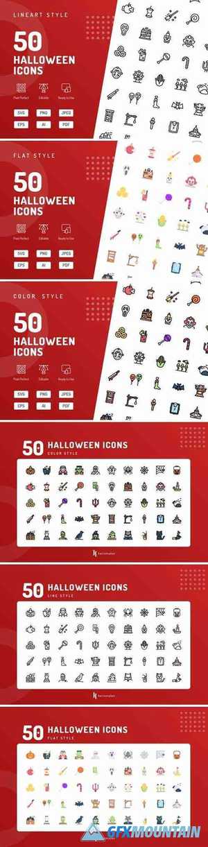 Halloween Color Icons